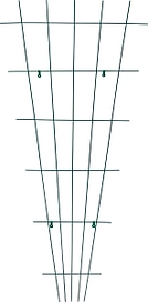 Шпалера для вьющихся растений веерная OBI 150x75 см сталь зеленая