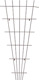 Шпалера для вьющихся растений веерная OBI 150x75 см сталь коричневая