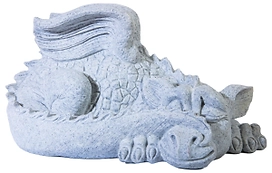 Садовая фигура Спящий Дракон 29 см