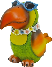 Фигура садовая Bird 18x20x11 см синяя