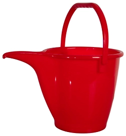 Лейка-ведро садовая пластиковая 5 л в ассортименте