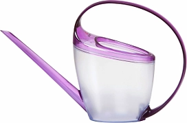 Лейка Scheurich Loop пластик 1,4 л прозрачно-фиолетовая