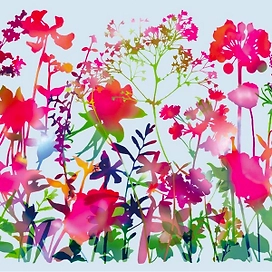 Самоклеящаяся пленка витражная d-c-fix 334-0035 флора разноцветная 0,45х1,5 м