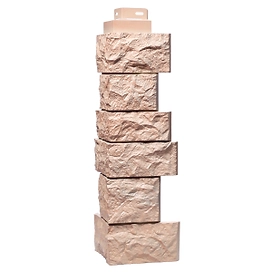 Угол наружный полипропиленовый FineBer терракотовый 471x115 мм