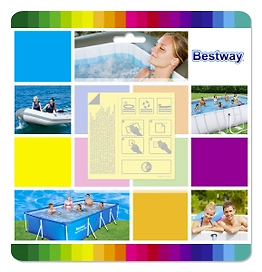 Набор для ремонта бассейна Bestway Waterproof Repair Patch 10 предметов