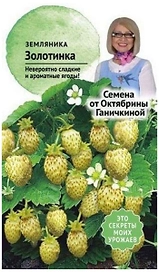 Семена Земляники Октябрина Ганичкина Золотинка 0,04 г