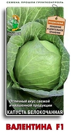 Семена Капусты ПОИСК СЕМЕТРА Валентина F1 0,2 г