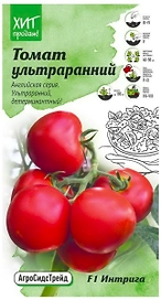 Семена Томата АгроСидсТрейд ультраранний Интрига F1 10 шт