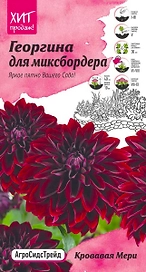 Семена Георгины АгроСидсТрейд Кровавая мери 0,1 г