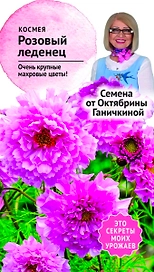 Семена Космеи Октябрина Ганичкина Big Top Розовый леденец 0,1 г
