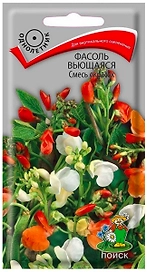 Семена Фасоли вьющейся ПОИСК Смесь окрасок 5 шт