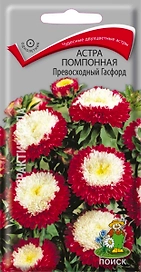 Семена Астры помпонной ПОИСК Превосходный Гасфорд 0,3 г