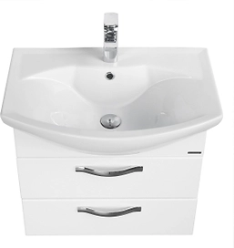 Тумба навесная под раковину AQUATON АРИЯ 65  белая