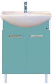 Тумба напольная под раковину MISTY Джулия 65 см голубой