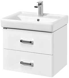 Тумба навесная под раковину AQUATON Америна 46х56 см МДФ белая