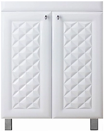 Тумба напольная под раковину SANITA LUXE Just 74х57 см белая