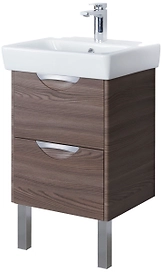 Тумба навесная под раковину AQUATON Сильва 60 56х54 см МДФ дуб макиато