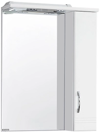 Шкаф зеркальный навесной AQUATON Онда 79,8х58,6 см МДФ белый