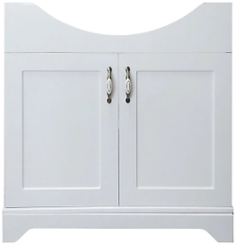 Тумба напольная под раковину SANITA СLASSIC 80х80 см МДФ белая