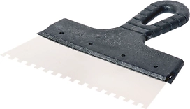 Шпатель фасадный ИНТЕК 200 мм зуб 6х6 мм