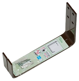 Кронштейн настенный для балконного ящика 17х13 см коричневый