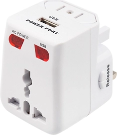 Сетевой адаптер REXANT USB Путешественник 6 А белый