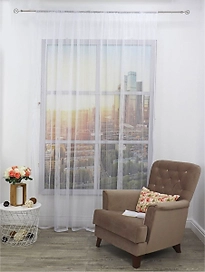 Штора тюлевая Amore Mio ЛИАНА 15629 300х270 см белая