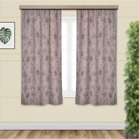 Штора портьерная WITERRA О45149 БЛЭКАУТ 135х180 см кофе с молоком