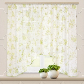 Штора тюлевая WITERRA 160х285 см 1 шт зеленая