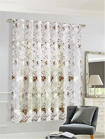 Штора тюлевая MIAMOZA 250х180 см бело-бежевая