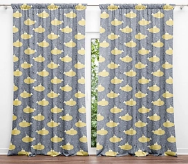 Штора портьерная WITERRA 145 см 1 шт серая