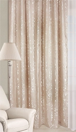 Штора портьерная Аманда 270x200 см 1 шт бежевая