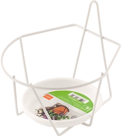 Кронштейн настенный для горшков OBI 16,5 см белый