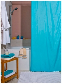 Штора для ванны Spirella Atlas 180х200 см голубая