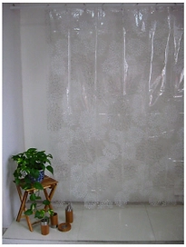 Штора для ванны Dasch La Vita 178х200 см прозрачная в одуванчики