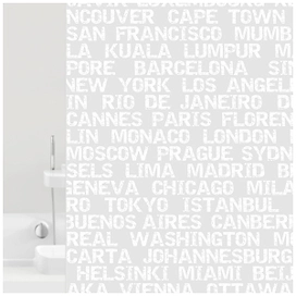 Штора для ванны Bacchetta City 180х200 см бежевая