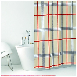 Штора для ванны Bacchetta Fabric 180х200 см бежевая