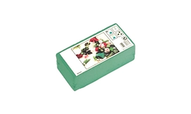 Флористическая губка для срезанных цветов 23х11х7,5 см зеленая