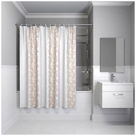 Штора для ванны IDDIS Basic 180х180 см бежевая