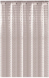 Штора для ванны HAUSMANN Squares 200х240 см прозрачная