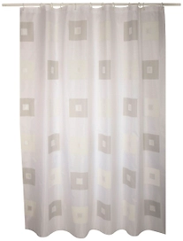 Штора для ванны MSV Block 180х200 см бежевая