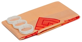 Штора для ванны VANSTORE Ромбы 180х200 см розовая