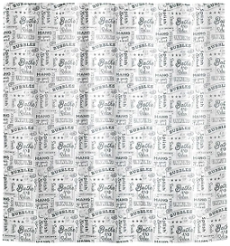 Штора для ванны Verran Rubric 180х180 см серая