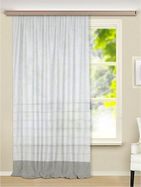 Штора портьерная МЛ408/10/Е200 200х270 см 1 шт серая