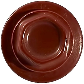 Саморезы Tech-KREP 4,8х51 мм шестигранные кровельные темно-красные 200 шт