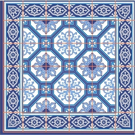 Салфетки одноразовые Азулежу 3-слойные 33x33 см 20 шт