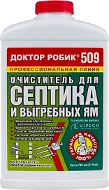Универсальное средство для септика и выгребных ям Доктор Робик 0,8 л
