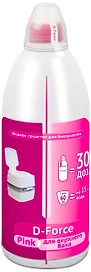 Жидкость для биотуалетов Ваше хозяйство D-Force Pink для верхнего бака 1,8 л