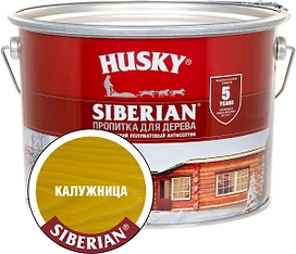 Антисептик HUSKY Siberian калужница 9 л полуматовый