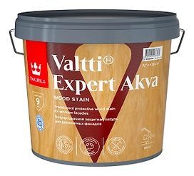 Лазурь антисептическая Tikkurila Valtti Expert Akva Тик 2,7 л полуматовая